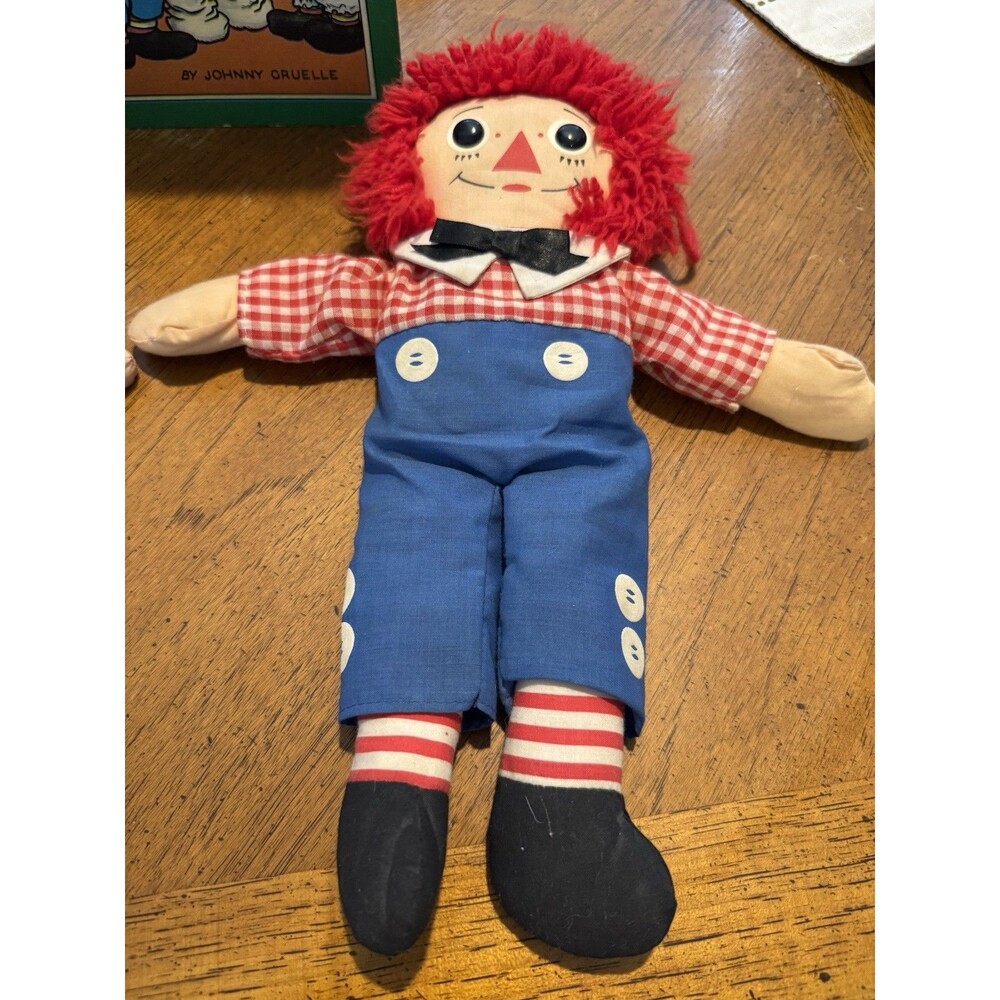 Playskool Vintage 1987 Raggedy Ann & Andy 12” Vintage And 1960 Book J GRUELLE - Picture 8 of 16
